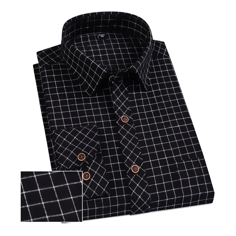 Darnandstitch® Printed Black Checkered Shirt - Frankshop.in