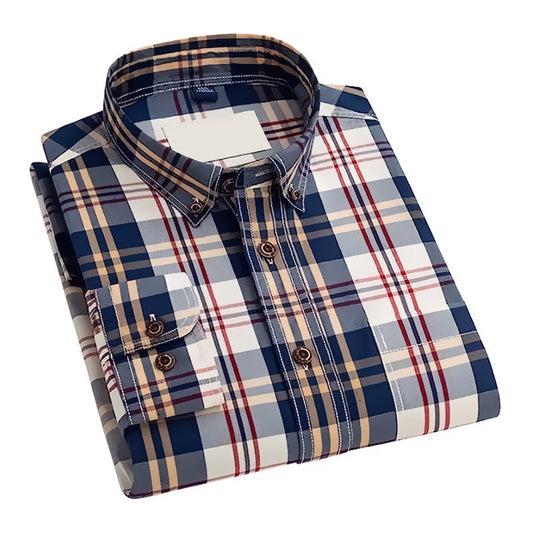 Darnandstitch Contrast Printed Checkered Shirt - Frankshop.in