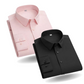 Combo of 2 Cotton Shirt for Man (Pink and Black) - Frankshop.in