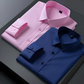 Pack of 2 Premium Cotton Shirt for Man (Light Pink and Navy Blue)