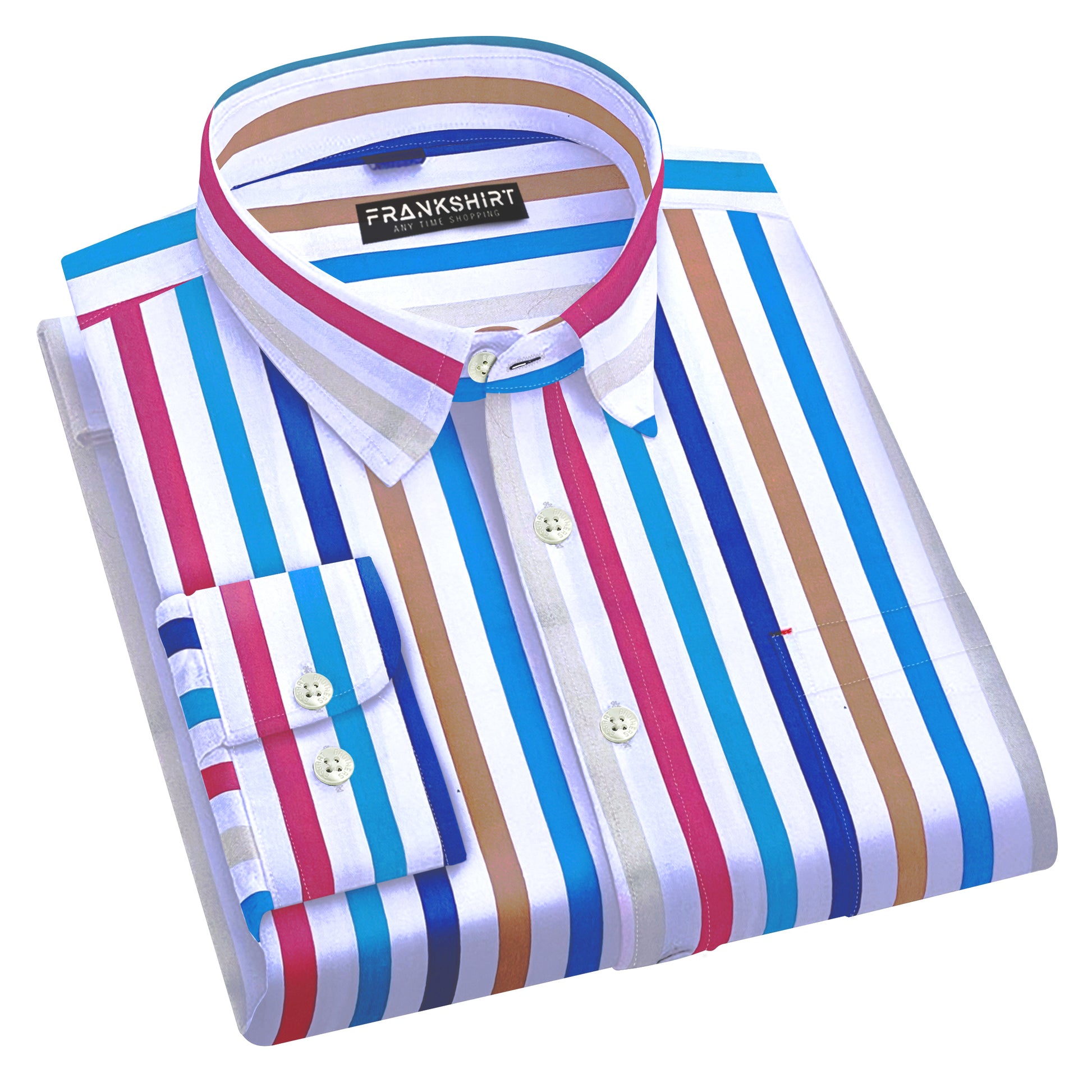 Multi Colour I Causal Shirt I Regular Fit I 100% Cotton Shirt - Frankshop.in