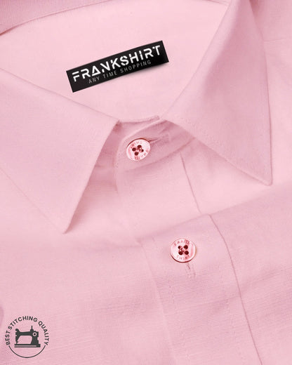 Pack of 2 Cotton Shirt for Man (Light Pink and White) - Frankshop.in