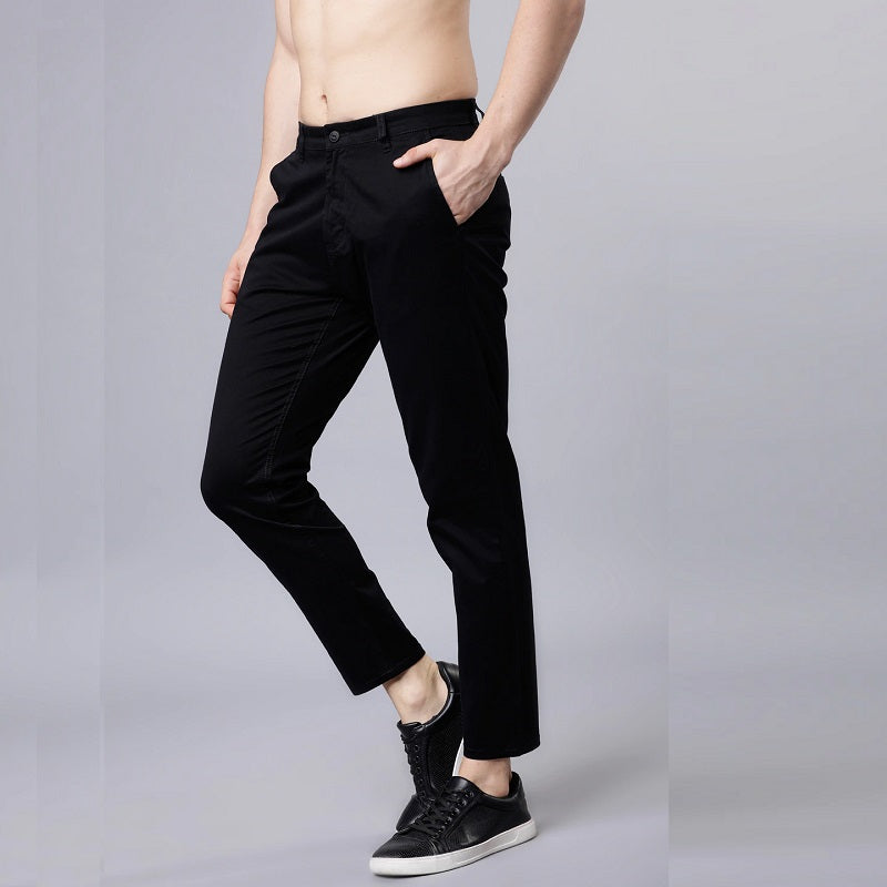 Frankshop Exclusive Casual Pants for Men (Black) - Frankshop.in