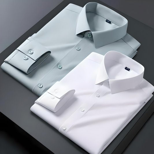 Pack of 2 Premium Cotton Shirt for Man (Pista and White)