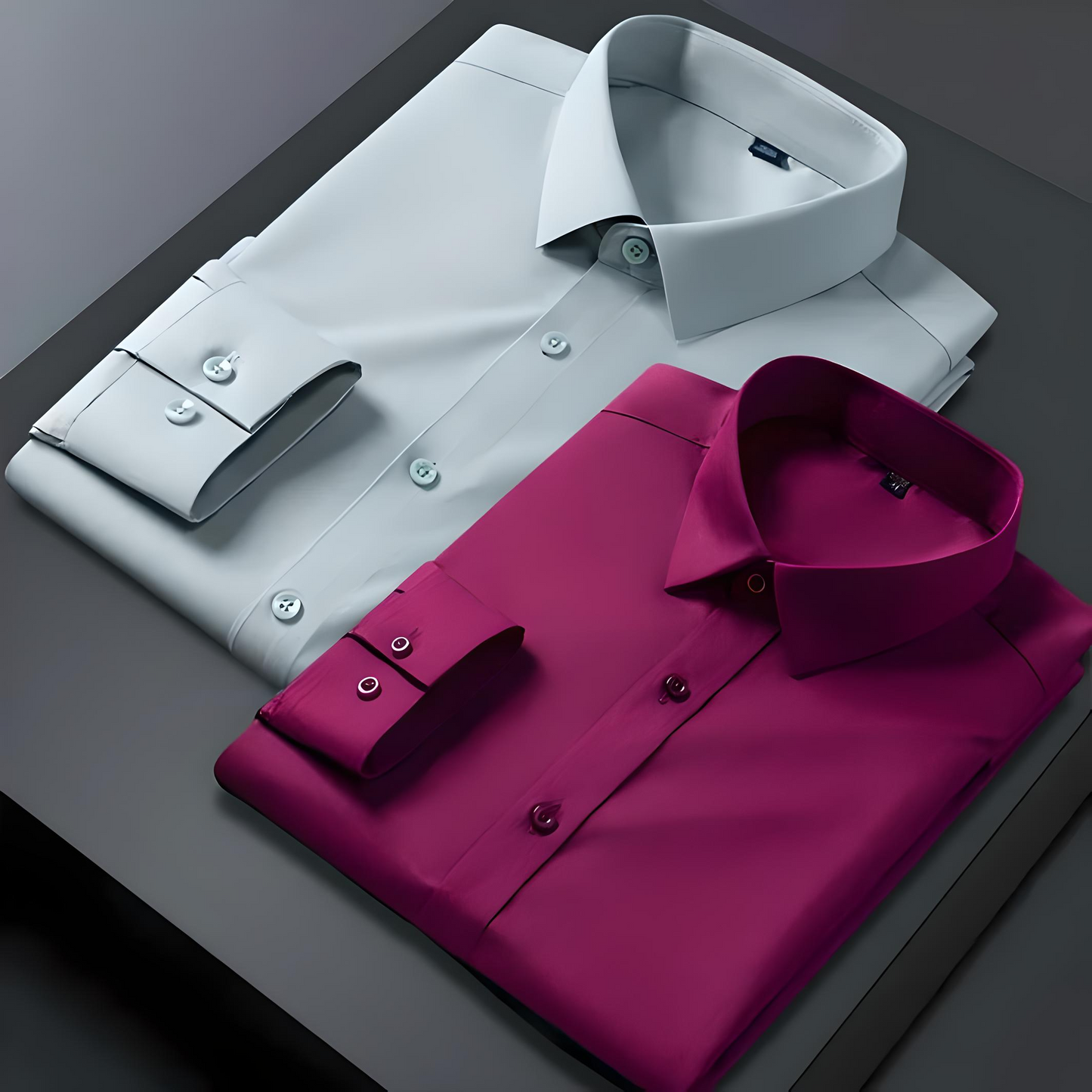 Pack of 2 Premium Cotton Shirt for Man (Pista and Maroon)