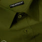 Pack of 2 Cotton Shirt for Man (Brown and Bottle Green) - Frankshop.in