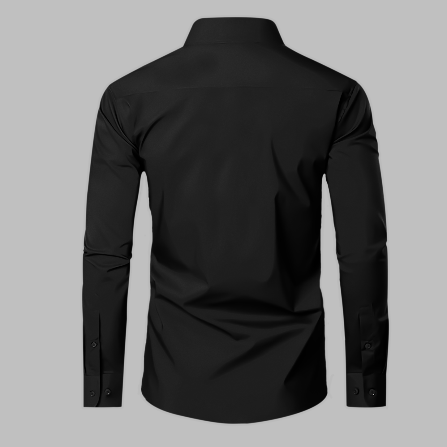 Premium Cotton Solid Shirt for Man (Black)