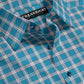 Pack of 2 Cotton Check Shirt for Man ( Green Golden and Black Blue)