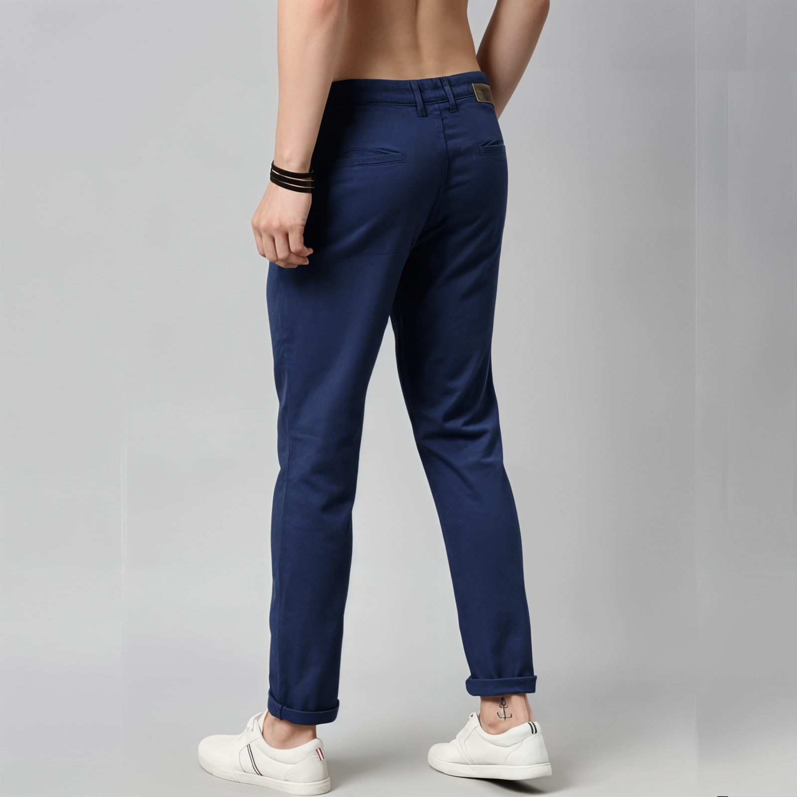 Frankshop Exclusive Casual Pant for Men (Navy Blue) - Frankshop.in