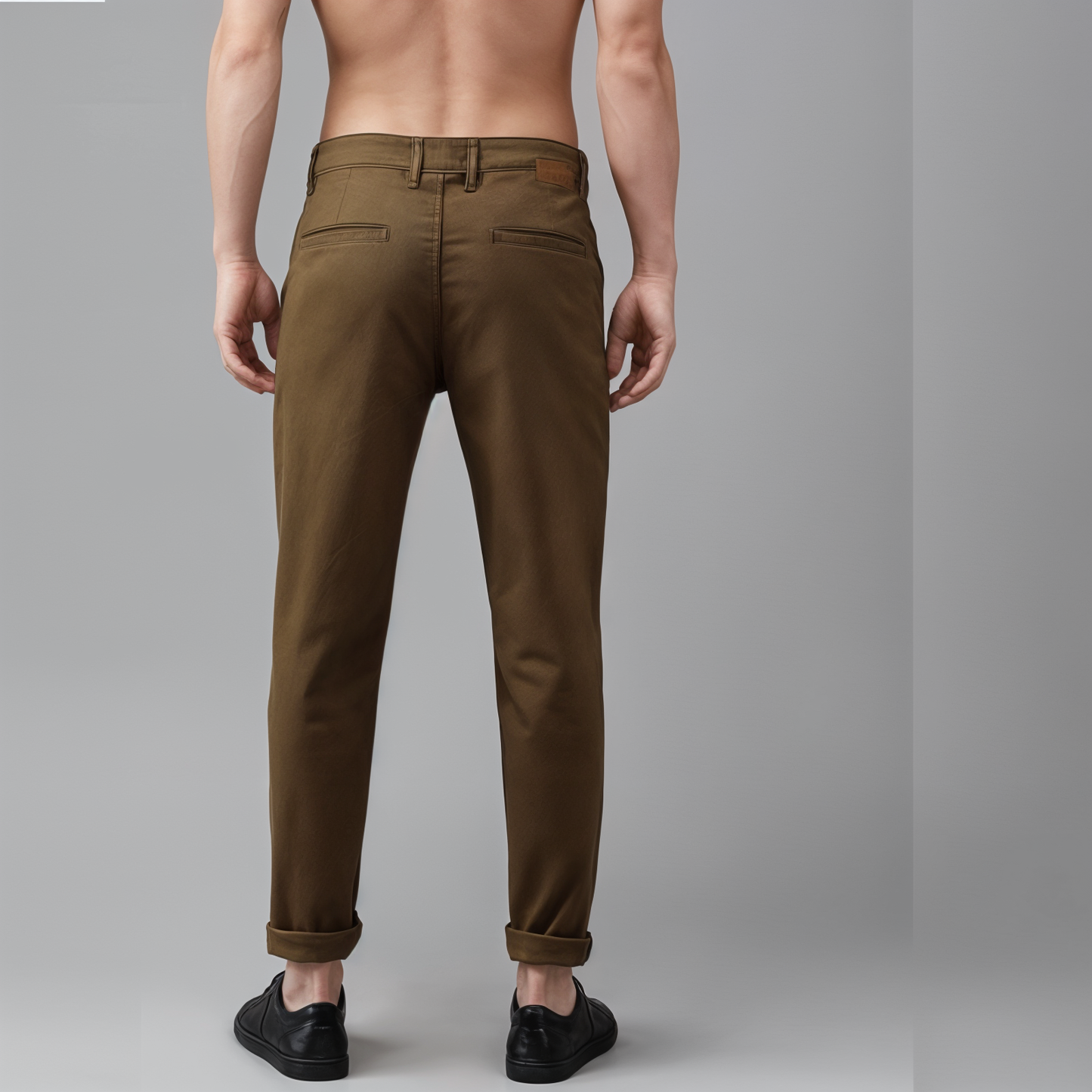 Frankshop Exclusive Casual Pants for Men Dark Brown Color - Frankshop.in