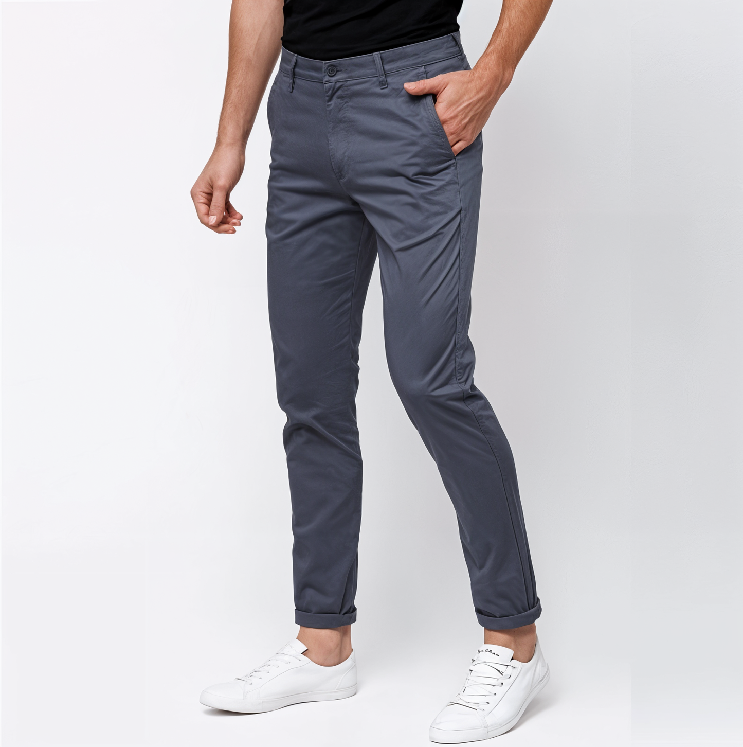 Frankshop Exclusive Casual Pants for Men Dark Grey Color - Frankshop.in