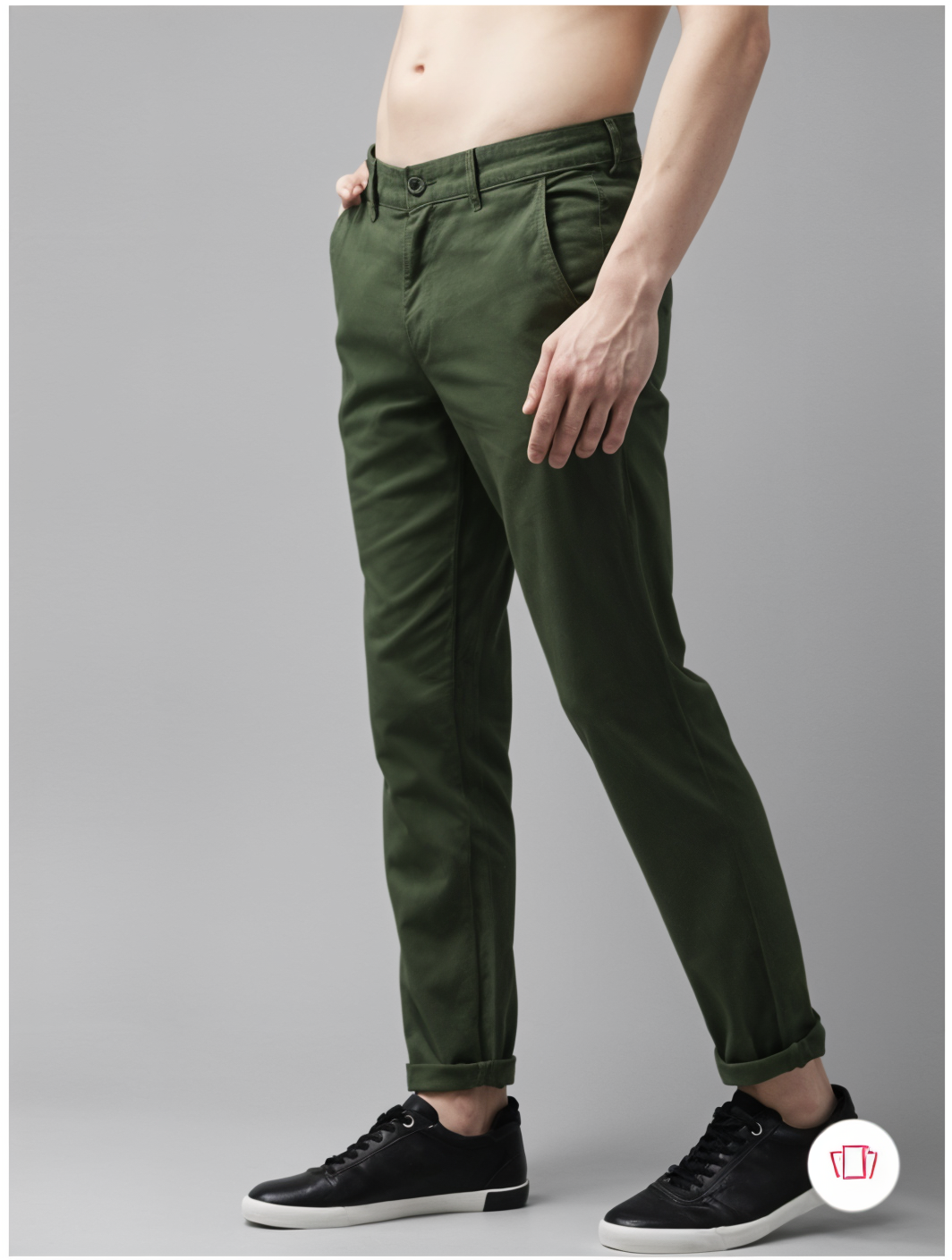 Frankshop Exclusive Casual Trouser for Men (Bottle Green) - Frankshop.in