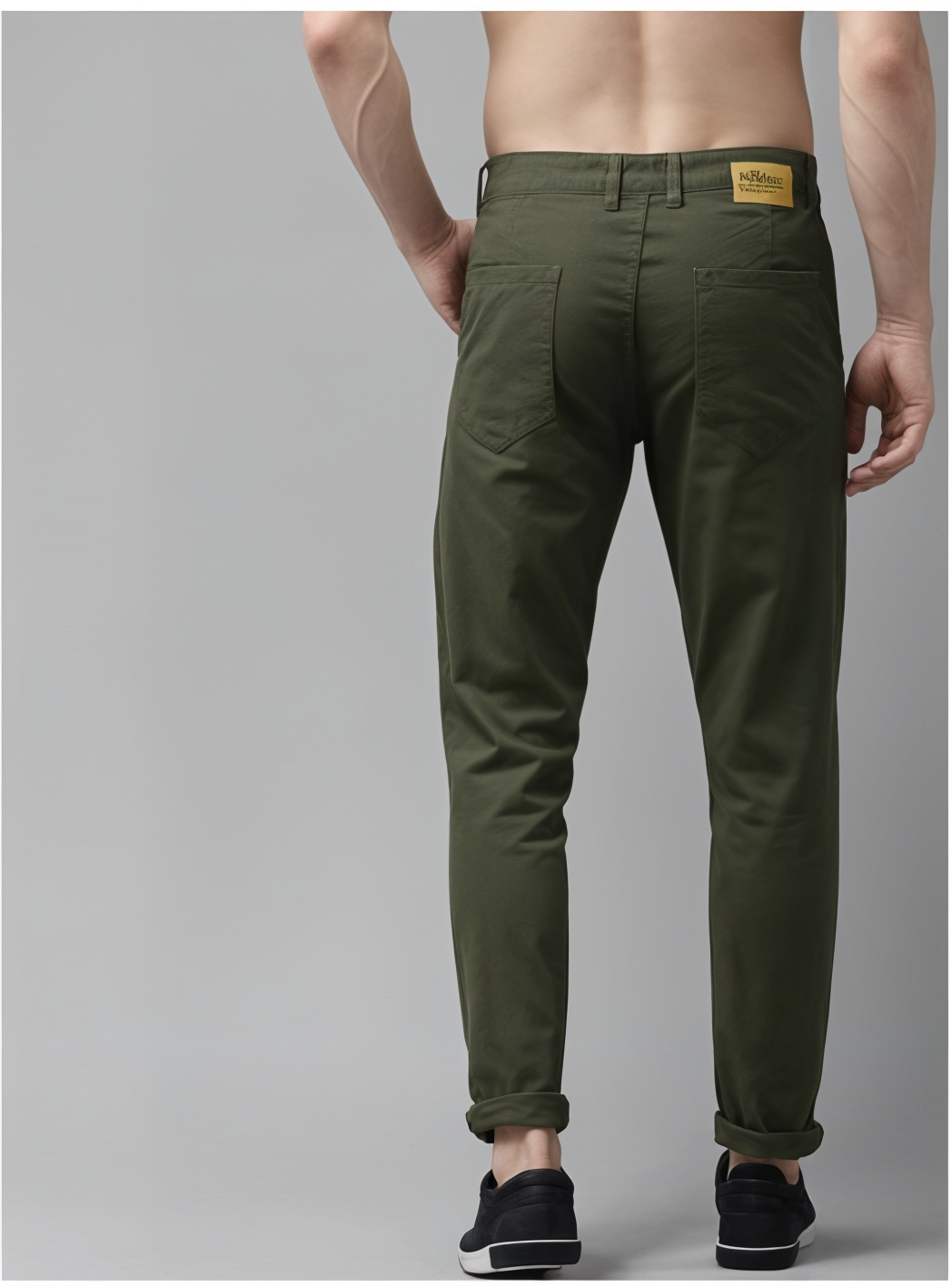 Frankshop Exclusive Casual Trouser for Men (Bottle Green) - Frankshop.in