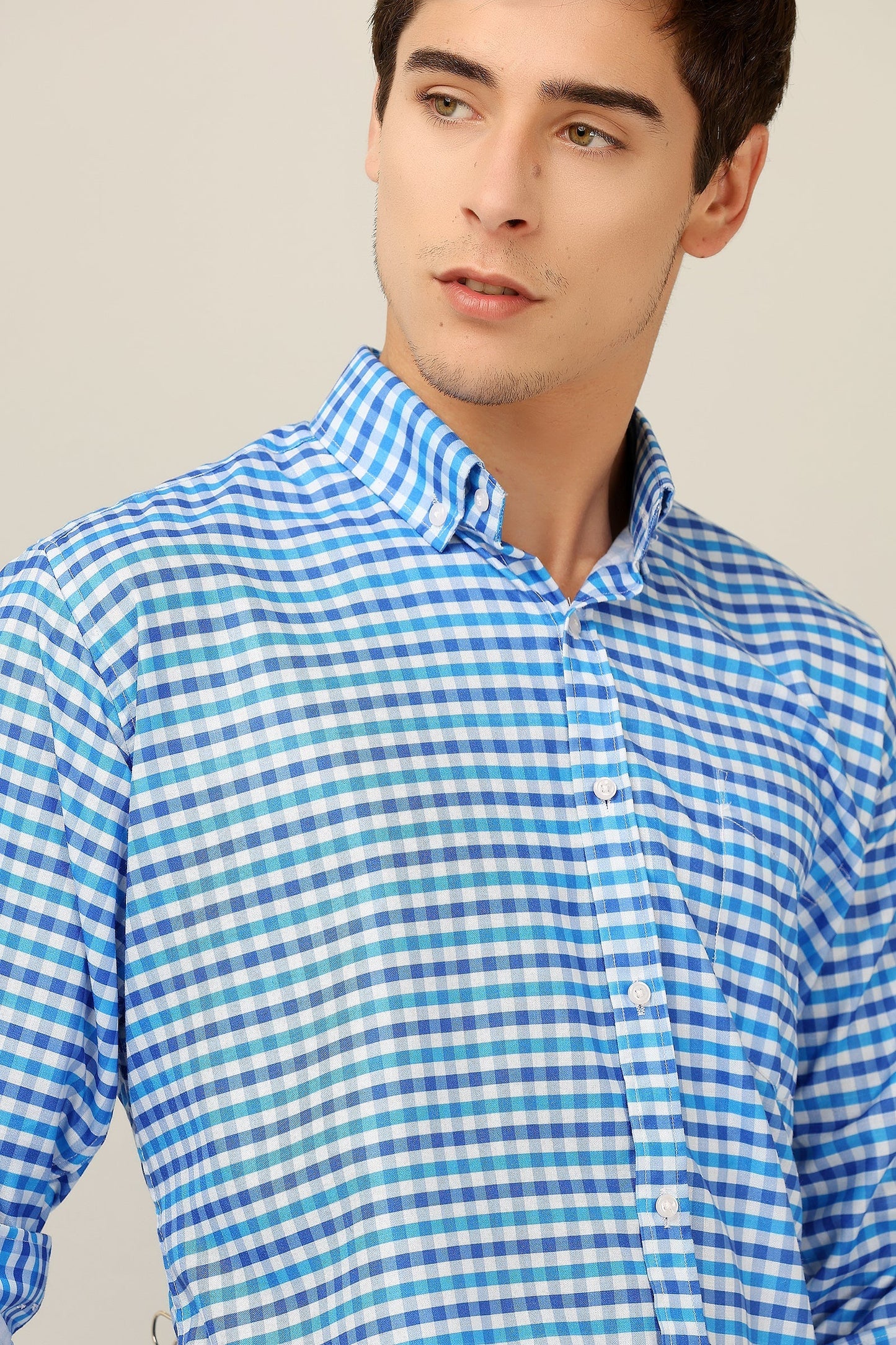 Darnandstitch® Printed Check Shirt - Frankshop.in