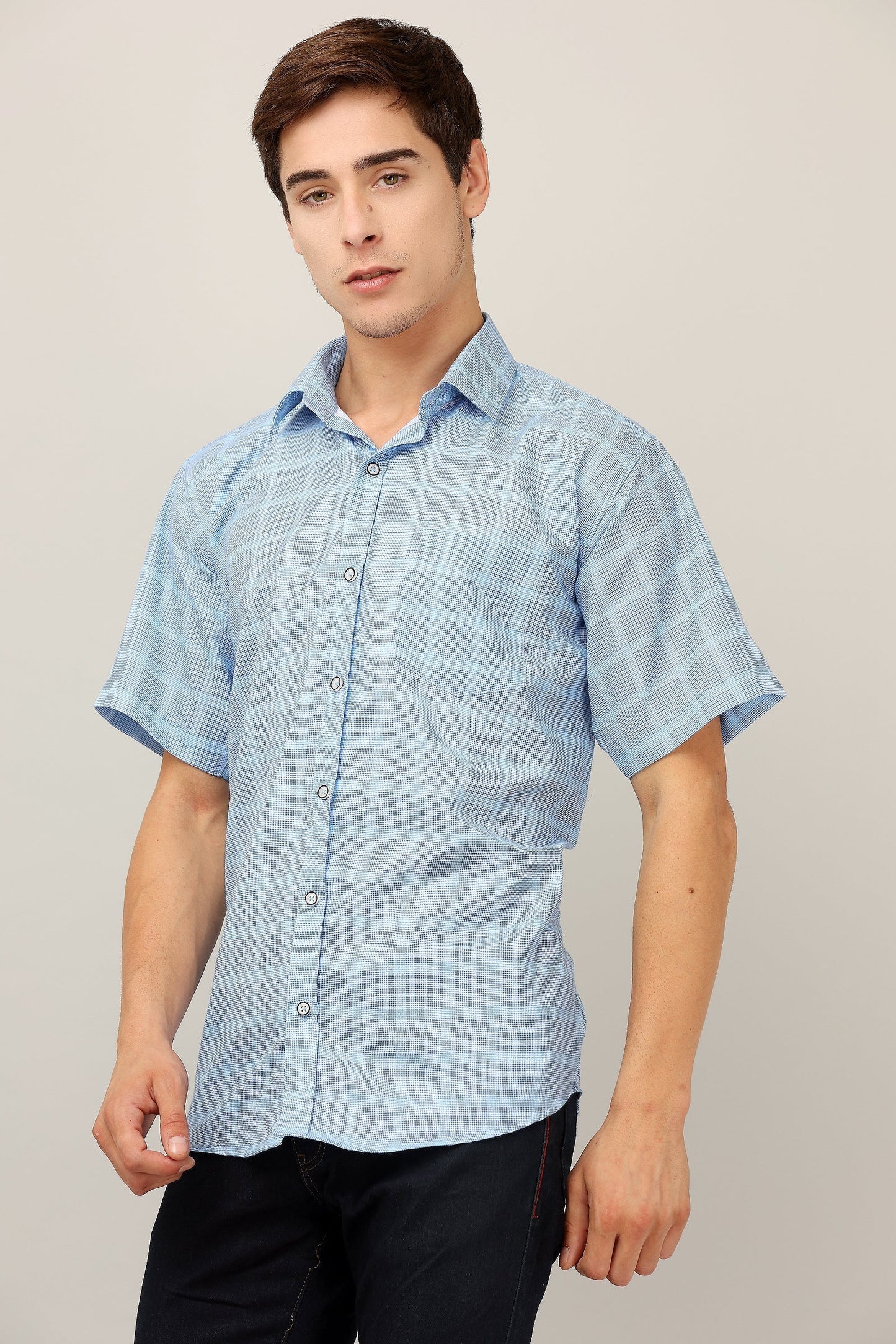 Darnandstitch® Printed Striped Short-Sleeve Shirt - Frankshop.in