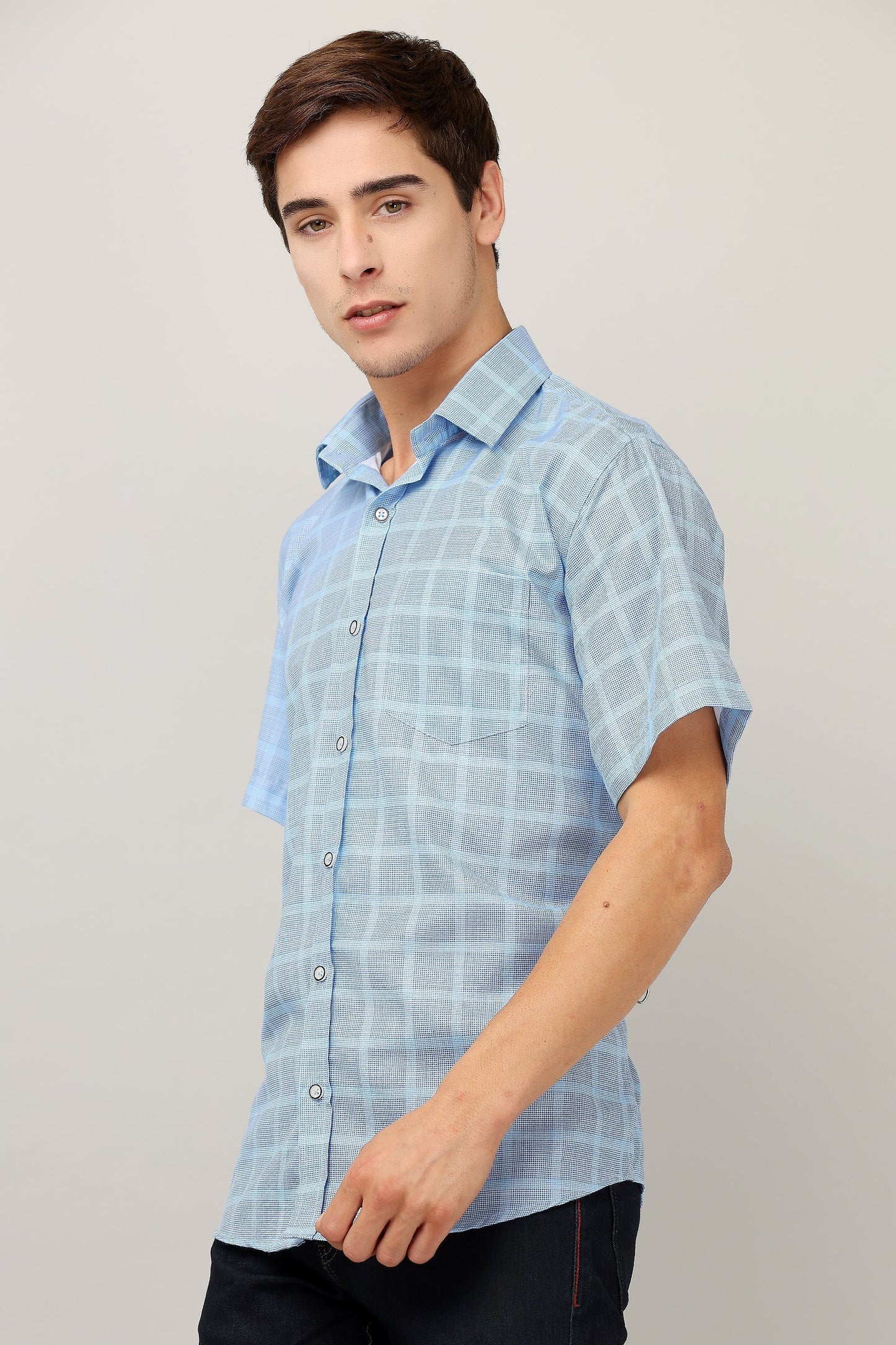 Darnandstitch® Printed Striped Short-Sleeve Shirt - Frankshop.in