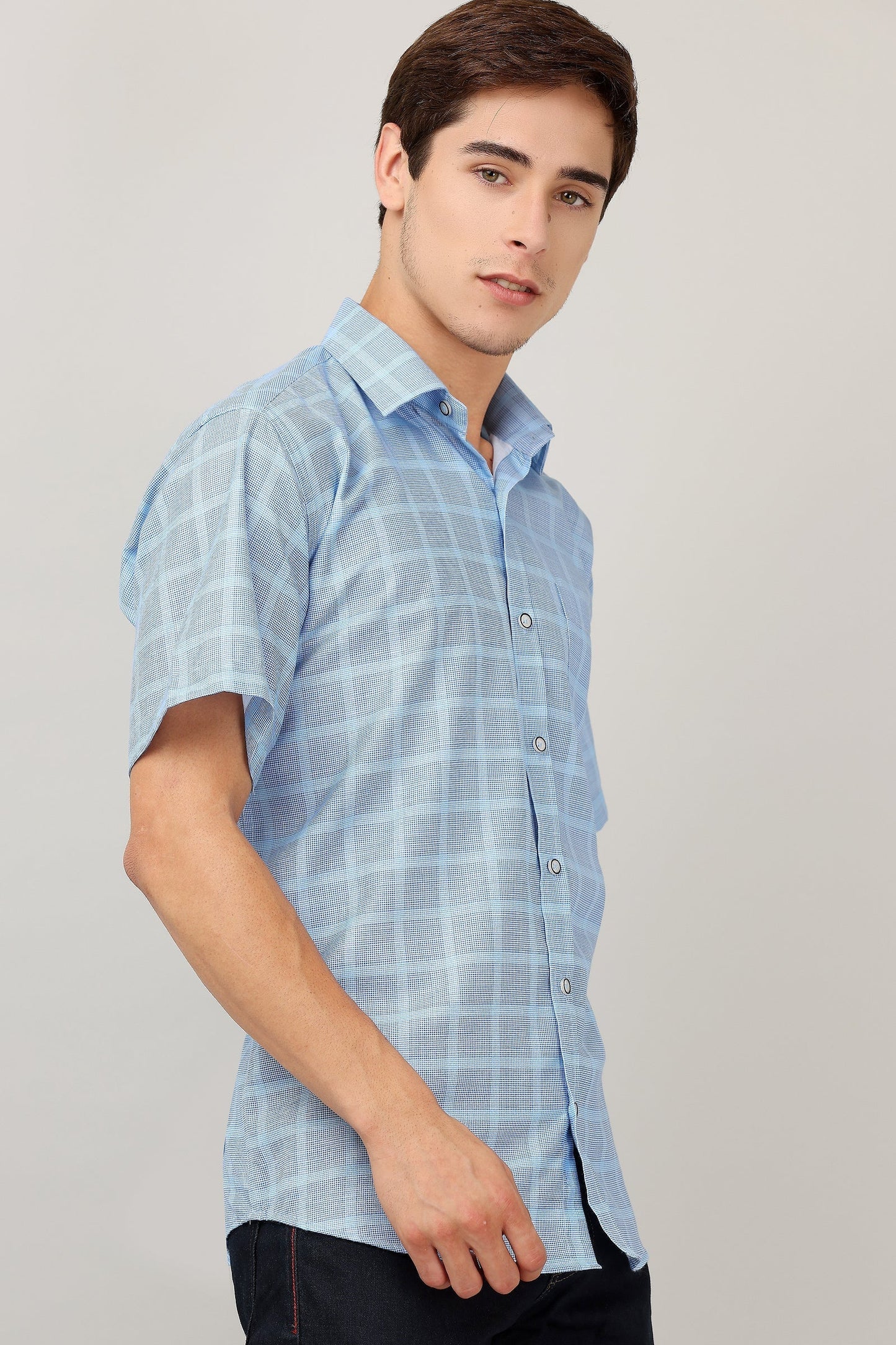 Darnandstitch® Printed Striped Short-Sleeve Shirt - Frankshop.in