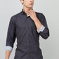 Darnandstitch® Printed Black Checkered Shirt - Frankshop.in