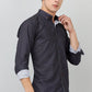 Darnandstitch® Printed Black Checkered Shirt - Frankshop.in