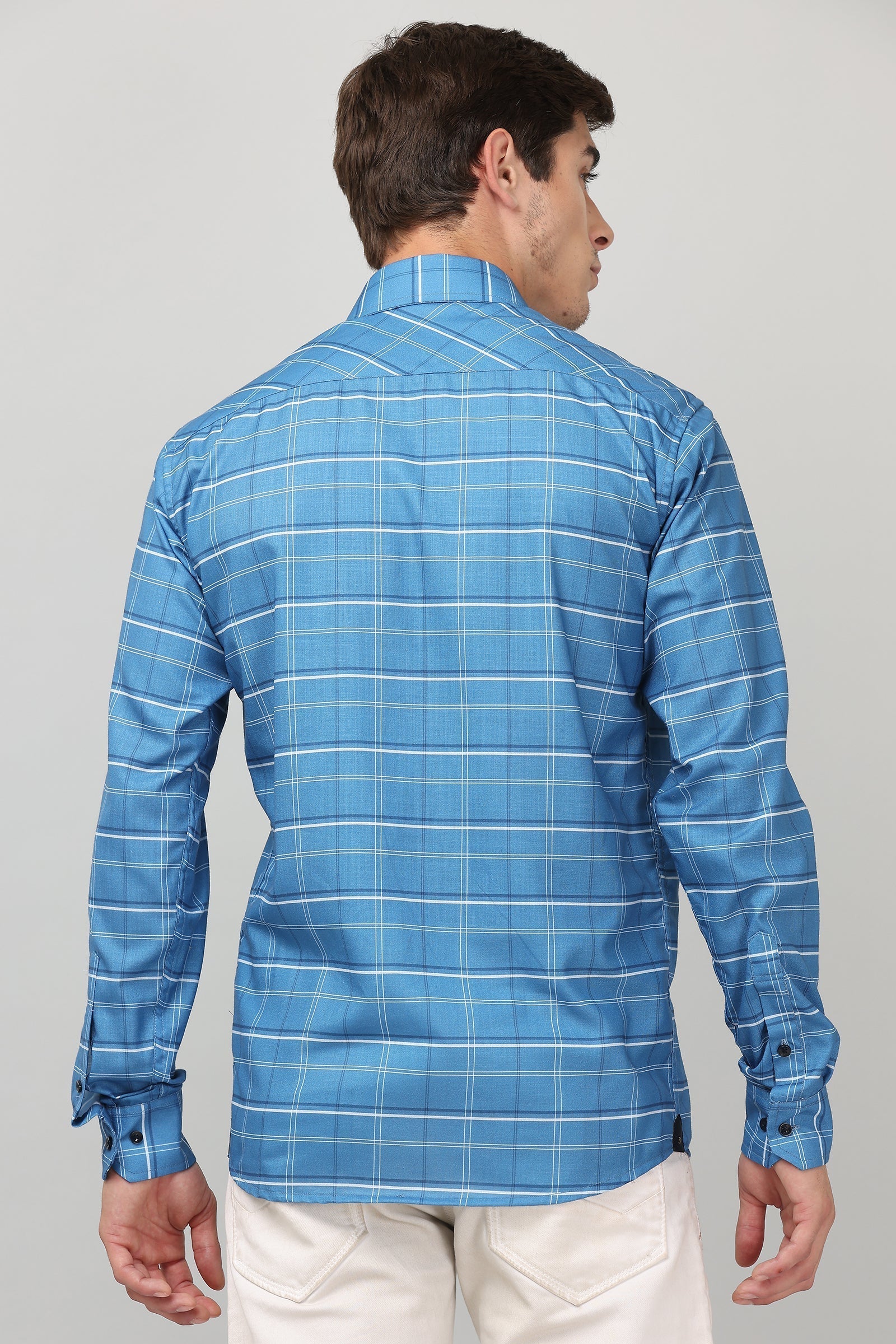 Darnandstitch High Quality Printed Checkered Shirt - Frankshop.in