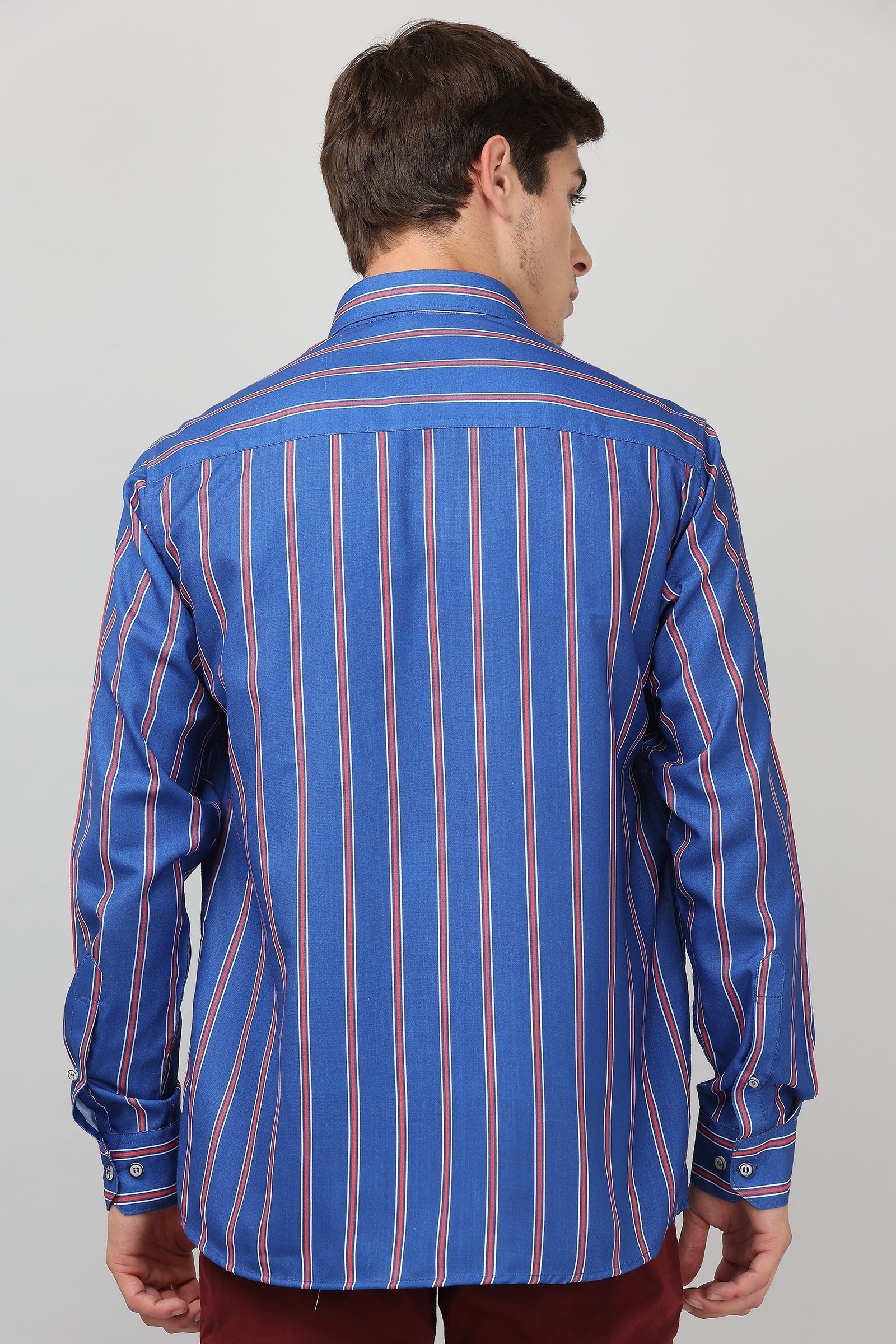 Darnandstitch Cotton Printed Striped Shirts - Frankshop.in