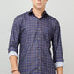 Darnandstitch Men's Dark Cotton Slim Fit Printed Shirt - Frankshop.in