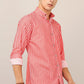 Darnandstitch® Thin Cotton Red Check Print Shirt - Frankshop.in