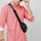 Darnandstitch® Thin Cotton Red Check Print Shirt - Frankshop.in