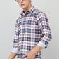 Darnandstitch Contrast Printed Checkered Shirt - Frankshop.in