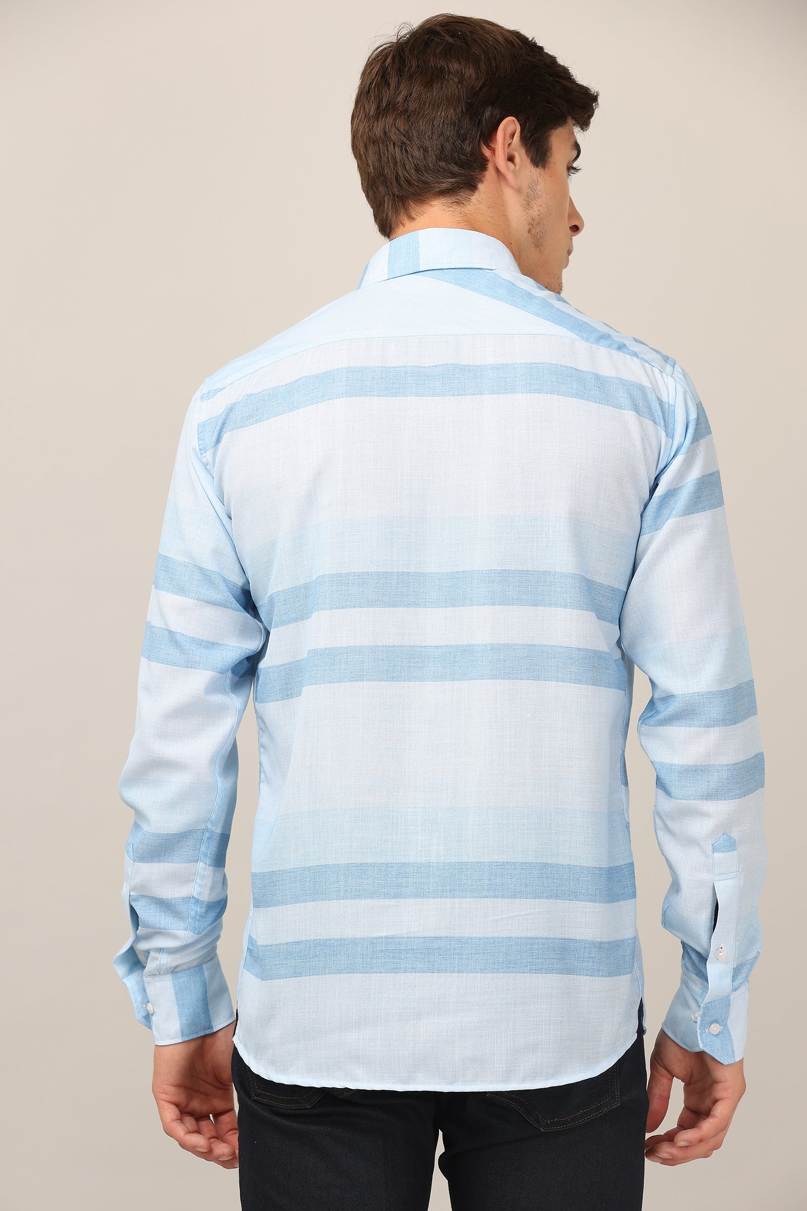 Darnandstitch® New slub cotton Printed shirt - Frankshop.in