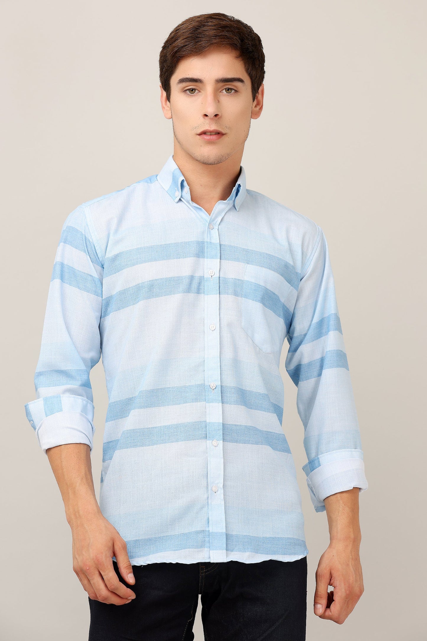 Darnandstitch® New slub cotton Printed shirt - Frankshop.in