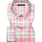 White and Pink Check I Regular Fit I 100% Cotton Shirt