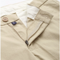 Men Slim Fit Smart Casual Trousers Khaki - Frankshop.in