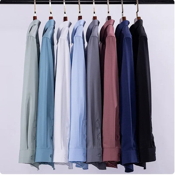 Pack of 2 Premium Cotton Shirt for Man (Sky Blue and Dark Grey)