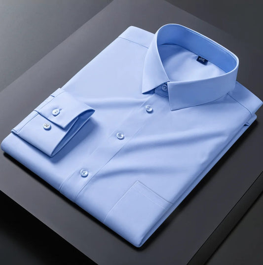 Premium Cotton Solid Shirt for Man (Sky Blue)(FS001)