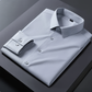 Premium Cotton Solid Shirt for Man (Silver) - Frankshop.in