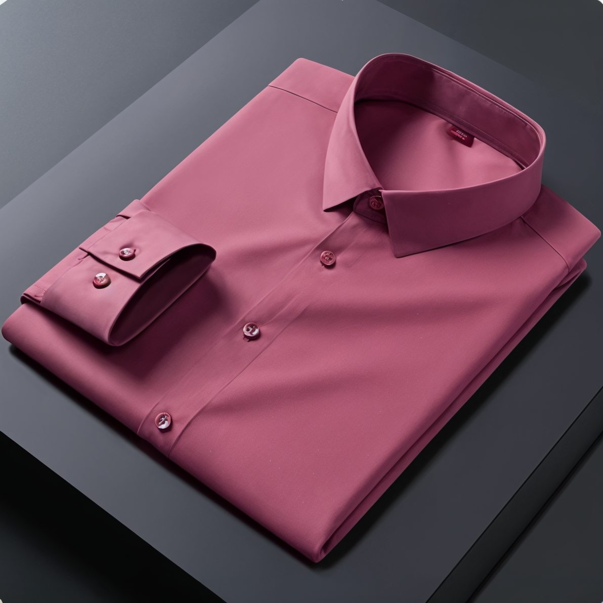 Premium Cotton Solid Shirt for Man (Solid Pink) - Frankshop.in