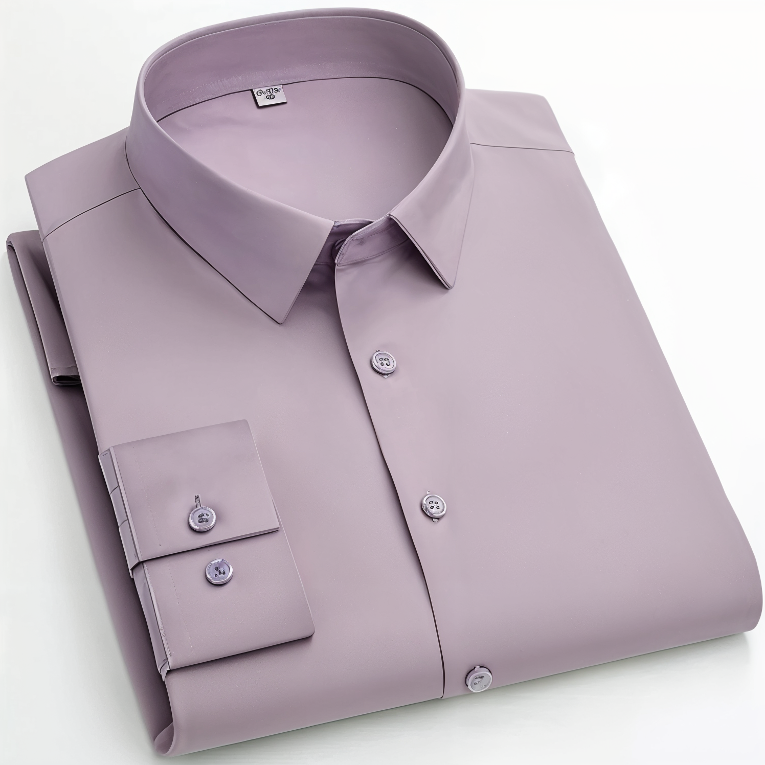 New Cotton Blend Solid Shirts (Rose Gold) - Frankshop.in