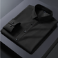 Premium Cotton Solid Shirt for Man (Black) - Frankshop.in