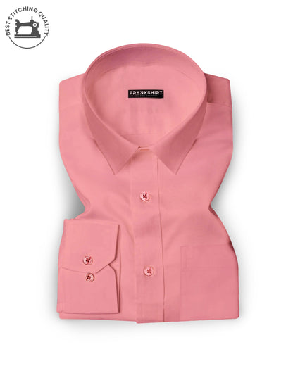 Light Pink I Formal Shirt I Regular Fit I 100% Cotton Shirt - Frankshop.in