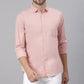 Combo of 3 Cotton Shirt for Man ( Pink,Pista and Navy Blue ) - Frankshop.in