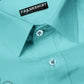 Turquoise I Formal Shirt I Regular Fit I 100% Cotton Shirt - Frankshop.in