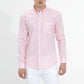 Combo of 4 Cotton Shirt for Man (Navy Blue, Pista , Light Pink and, Red ) - Frankshop.in