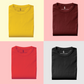 Pack of 4 Half Sleeves T-Shirts for Men 180 GSM (Mustard,Maroon,Red and Black)