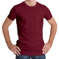Half Sleeves 180 GSM T-Shirts for Men Cotton (Maroon)