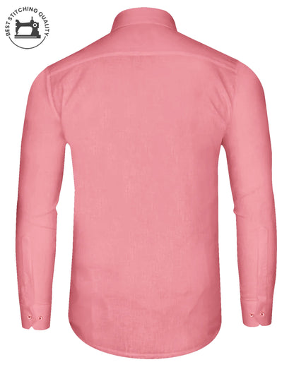 Light Pink I Formal Shirt I Regular Fit I 100% Cotton Shirt - Frankshop.in