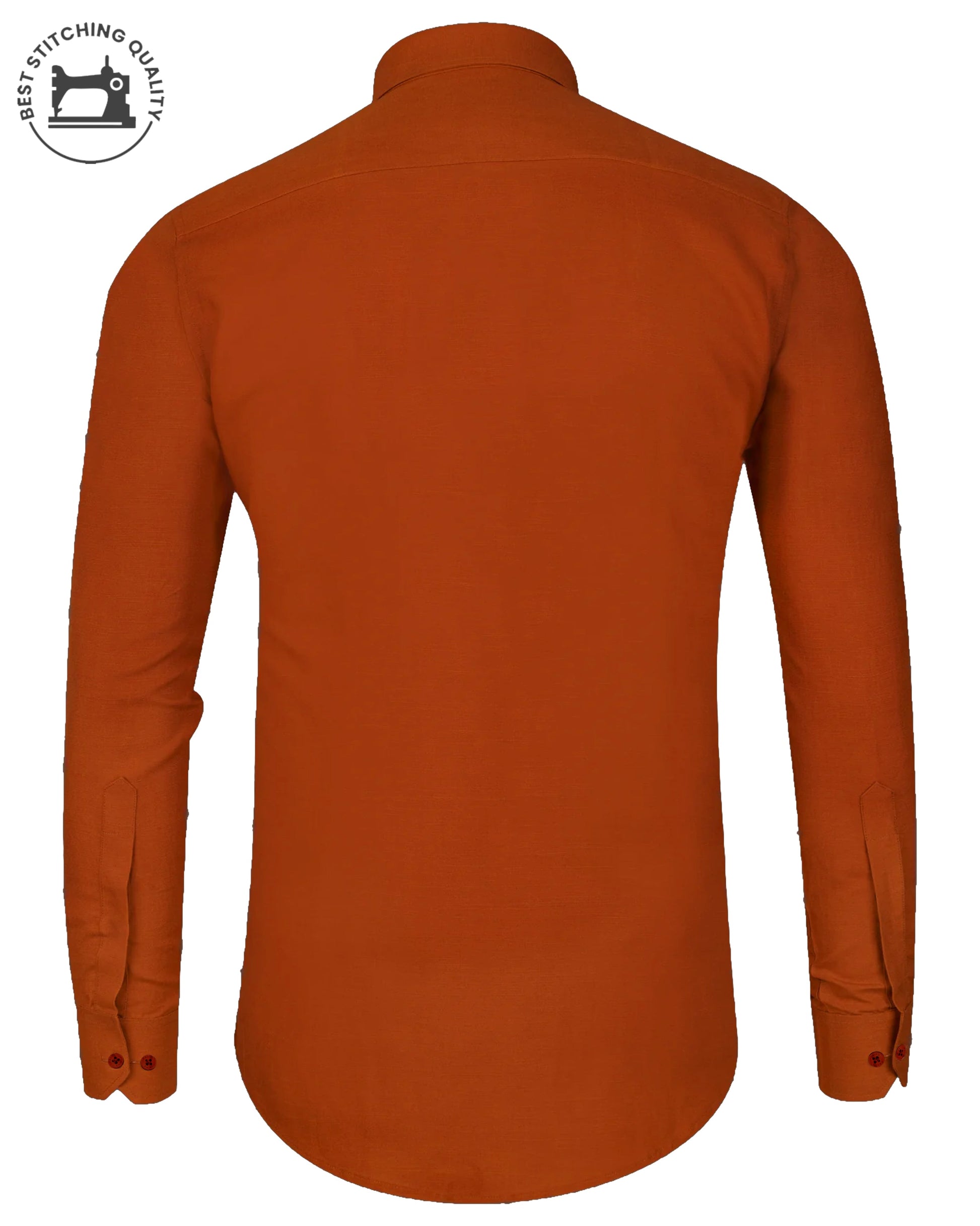 Orange I Formal Shirt I Regular Fit I 100% Cotton Shirt - Frankshop.in