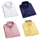 Combo of 4 Cotton Shirt for Man ( White,Navy Blue,Pink and Lemon )