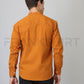 Frankshirt Chinese Collar Mustard Tailored Fit Cotton Casual Shirt for Man - Frankshop.in