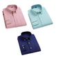 Combo of 3 Cotton Shirt for Man ( Pink,Pista and Navy Blue ) - Frankshop.in